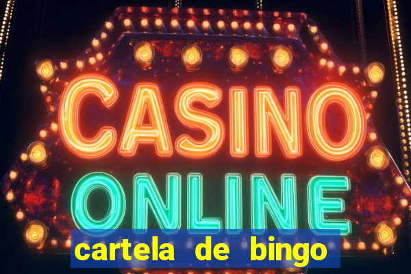 cartela de bingo vazia para imprimir