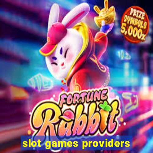 slot games providers