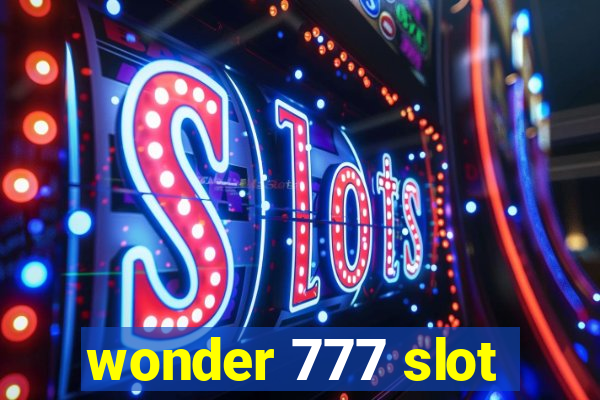 wonder 777 slot