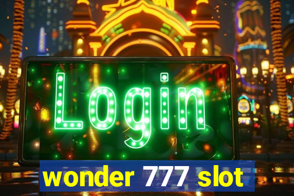 wonder 777 slot