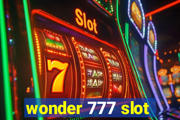 wonder 777 slot