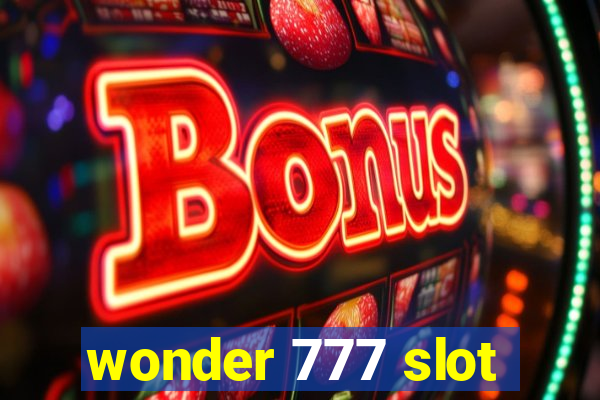 wonder 777 slot