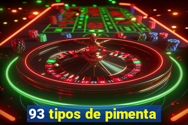 93 tipos de pimenta