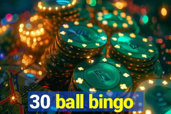 30 ball bingo