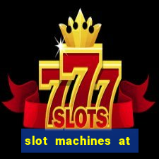 slot machines at mgm springfield