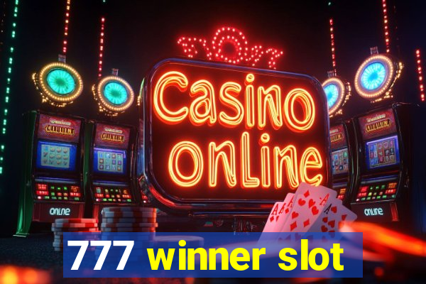 777 winner slot