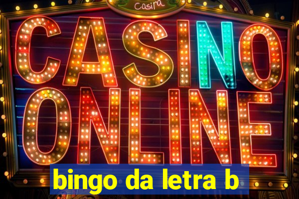 bingo da letra b