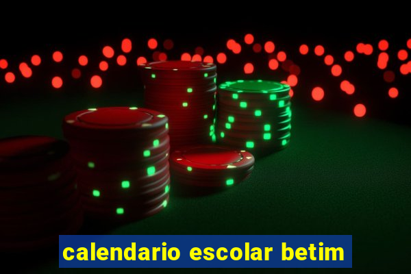 calendario escolar betim