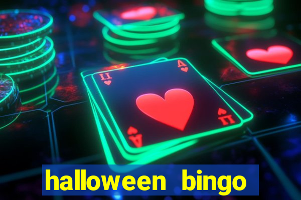 halloween bingo card maker