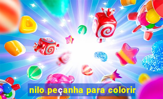 nilo peçanha para colorir