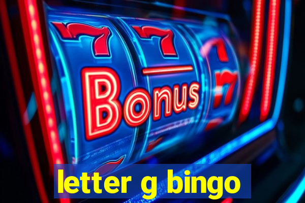 letter g bingo