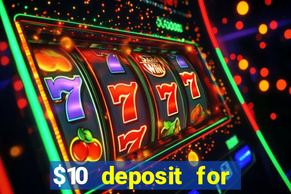 $10 deposit for crypto casino