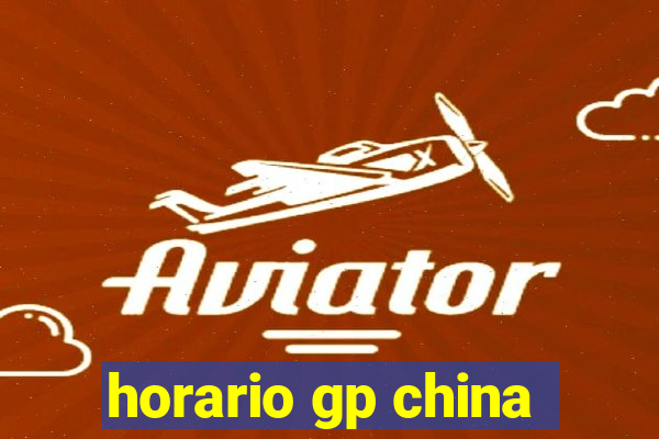 horario gp china