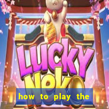 how to play the buffalo slot machine