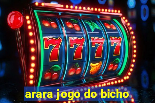 arara jogo do bicho