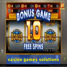 casino games solutions