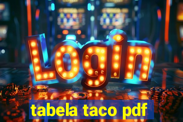 tabela taco pdf