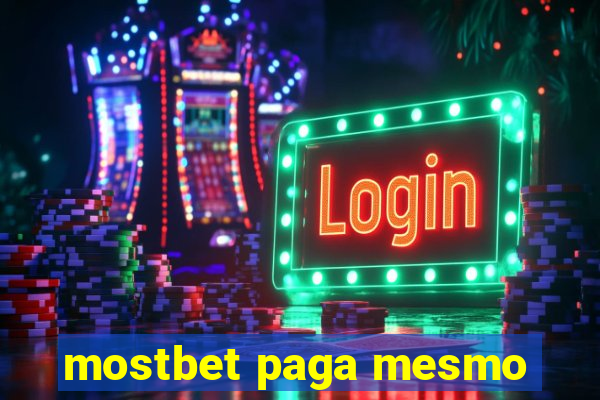 mostbet paga mesmo