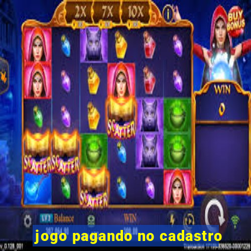 jogo pagando no cadastro