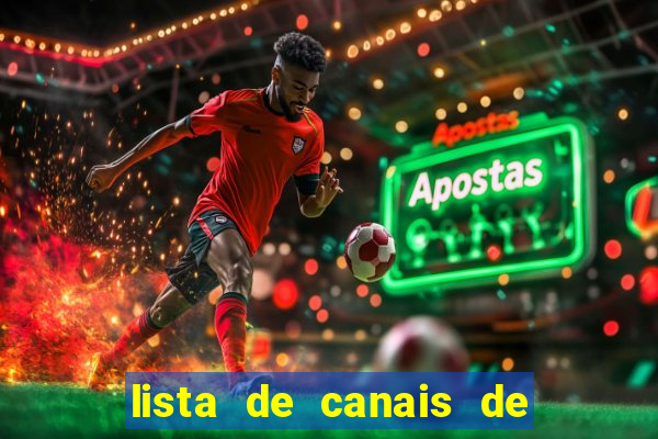 lista de canais de esporte iptv