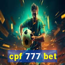 cpf 777 bet