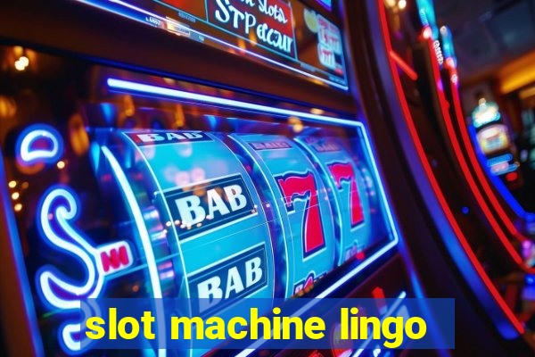 slot machine lingo