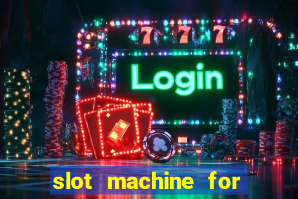 slot machine for home bar