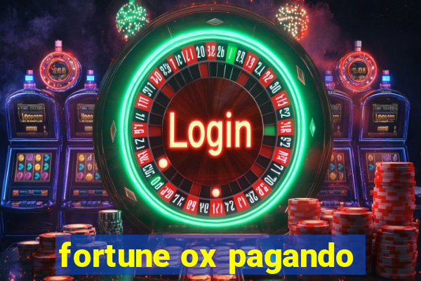 fortune ox pagando