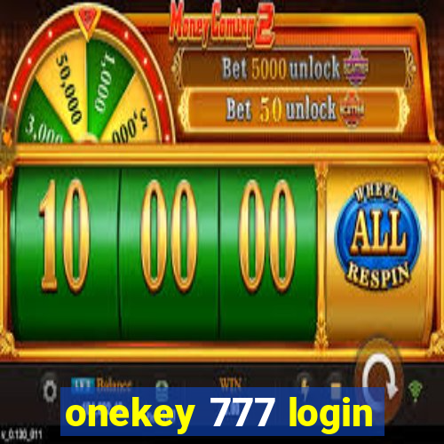 onekey 777 login