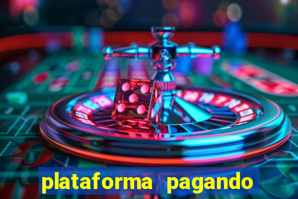 plataforma pagando muito fortune tiger