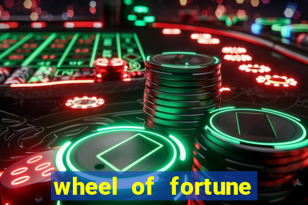 wheel of fortune slots machine