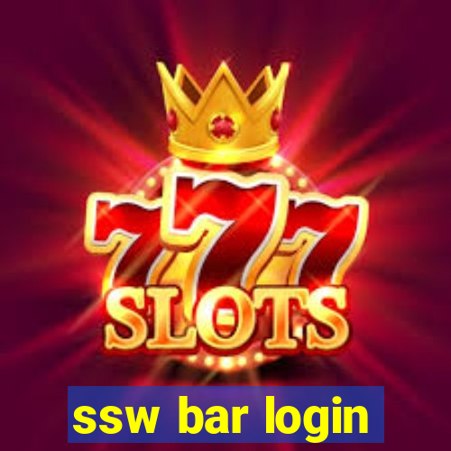 ssw bar login