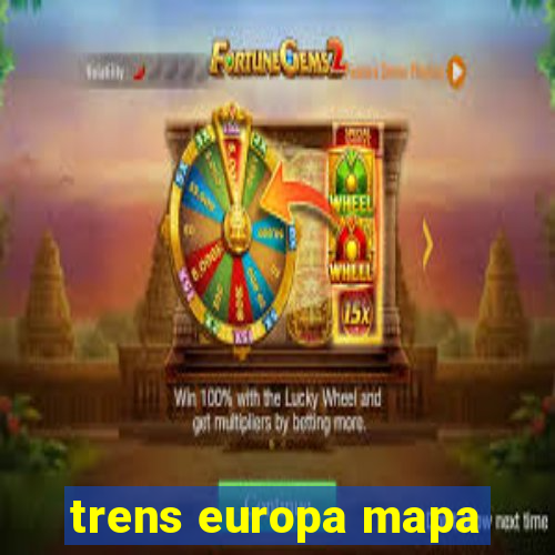 trens europa mapa