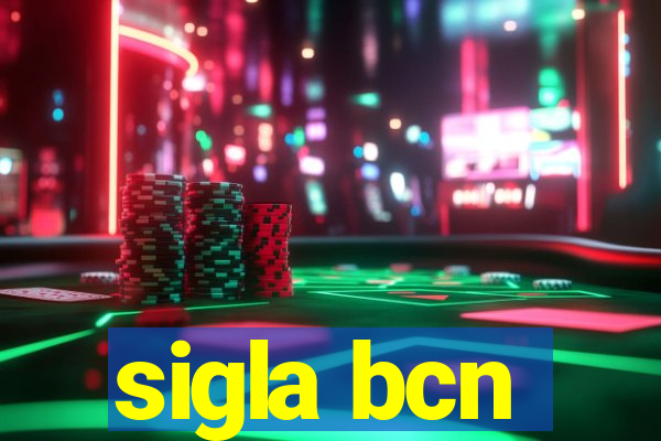 sigla bcn