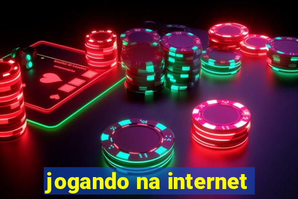 jogando na internet