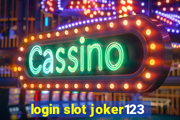 login slot joker123