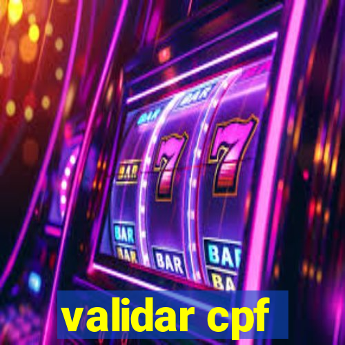 validar cpf