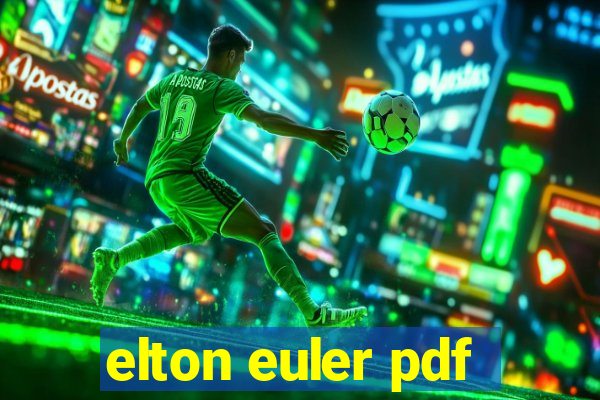 elton euler pdf