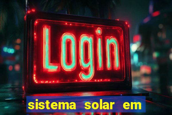 sistema solar em tempo real