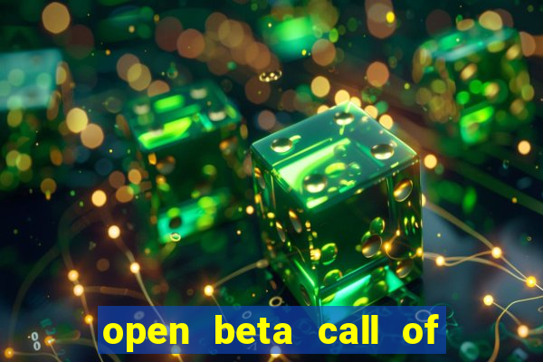 open beta call of duty black ops 6