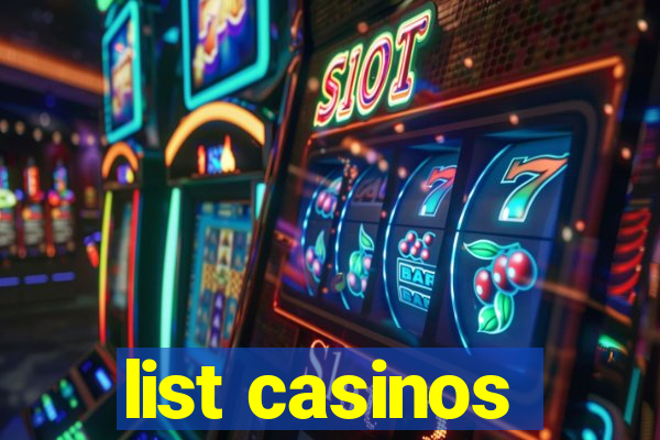 list casinos