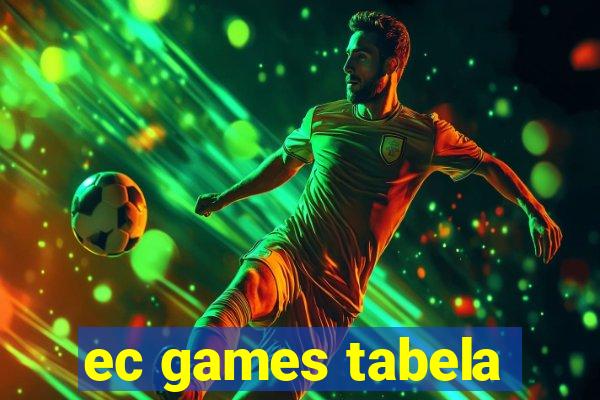 ec games tabela