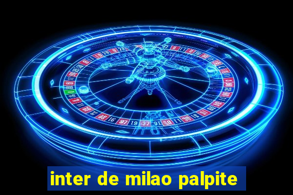 inter de milao palpite