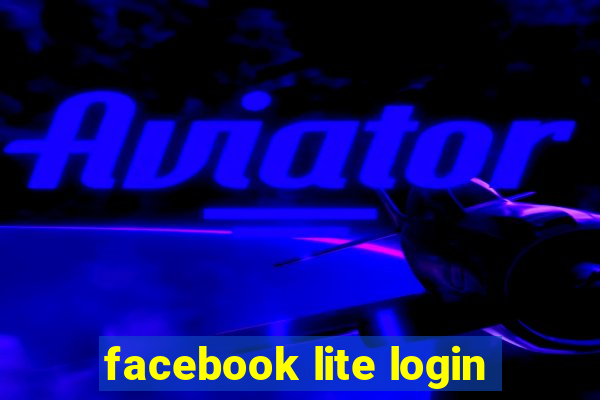 facebook lite login