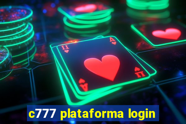 c777 plataforma login