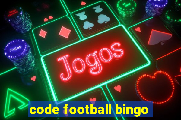 code football bingo