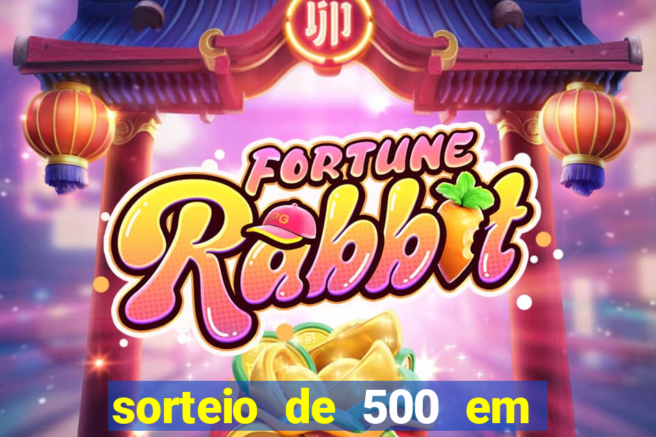 sorteio de 500 em cash toda segunda feira novibet