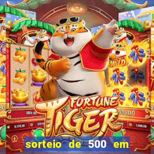 sorteio de 500 em cash toda segunda feira novibet