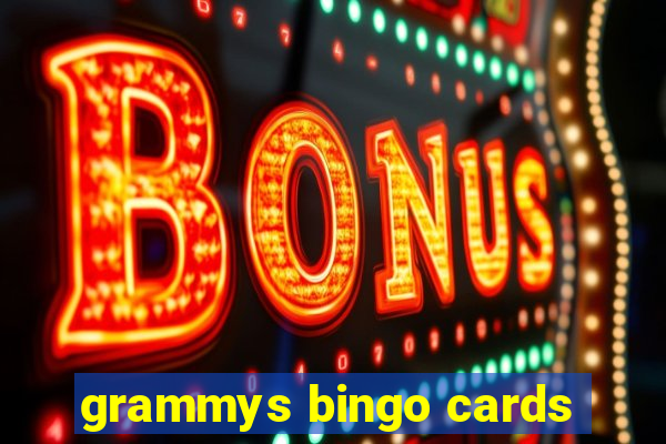 grammys bingo cards