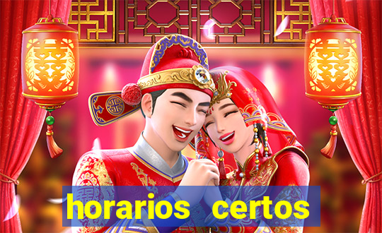 horarios certos para jogar fortune tiger